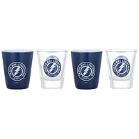 Tampa Bay Lightning Four-Pack Shot Glass Set