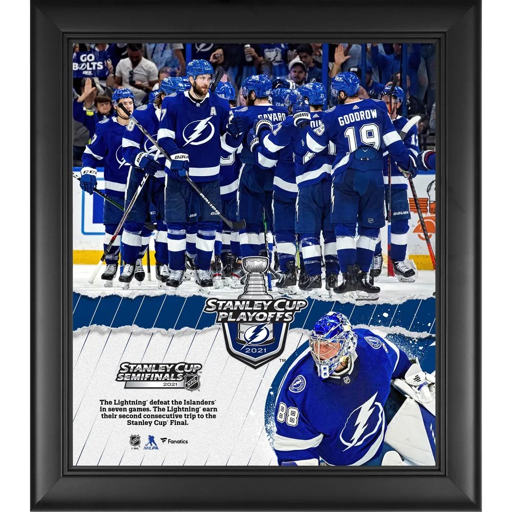 Tampa Bay Lightning Fanatics Authentic 2021 Stanley Cup Champions Black  Framed Jersey Display Case