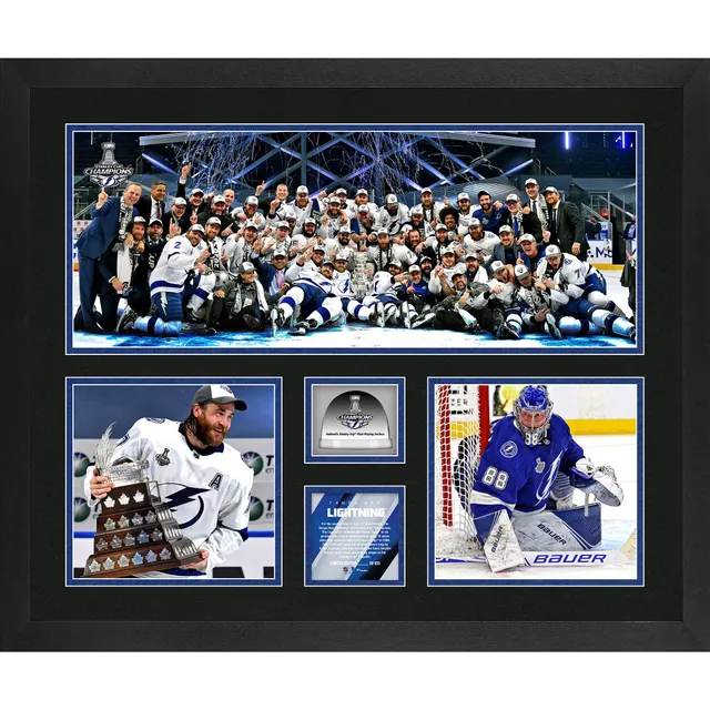 Lids Tampa Bay Lightning Fanatics Authentic 2021 Stanley Cup Champions  Framed Jersey Display Case