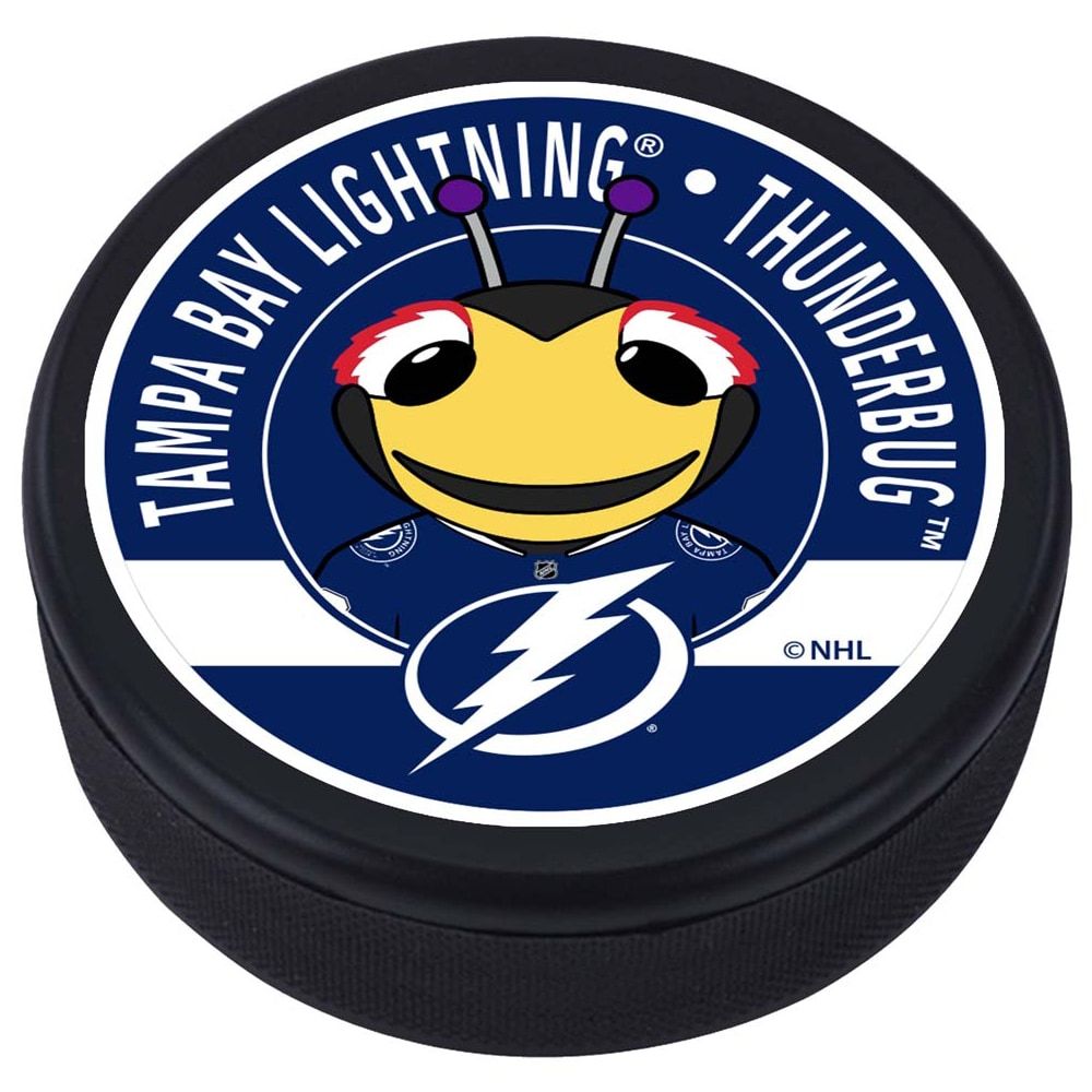 Tampa Bay Lightning - Mascot Design Hockey Puck