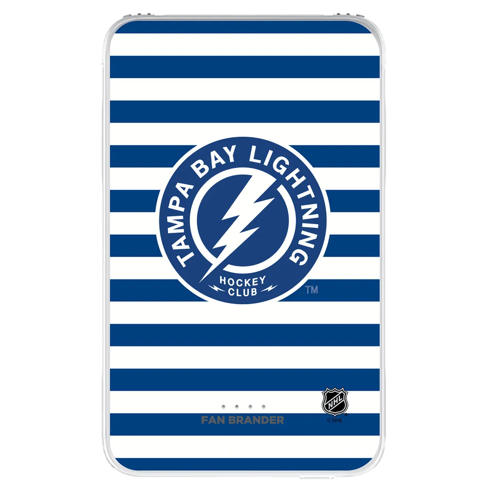 Lids Tampa Bay Lightning Stripe Design 10,000 mAh Portable Power Pack | The  Shops at Willow Bend