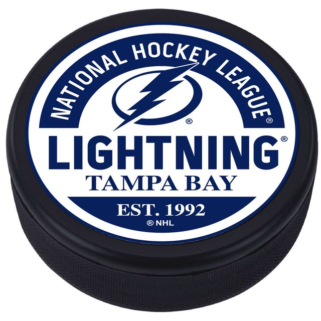 Tampa Bay Lightning - Rondelle à logo en blocs texturés