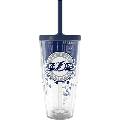 Gobelet classique Tervis Tampa Bay Lightning de 24 oz avec couvercle à paille