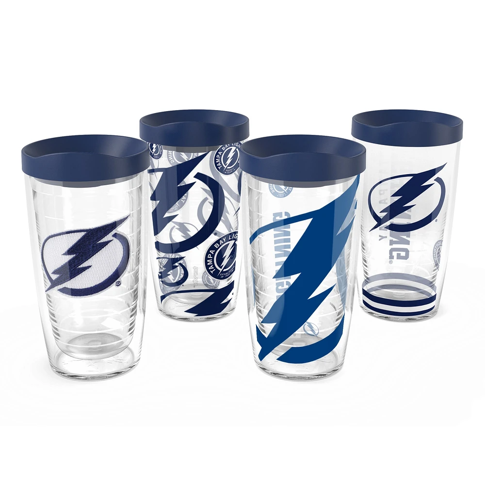 Tervis Tampa Bay Lightning Four-Pack 16oz. Classic Tumbler Set