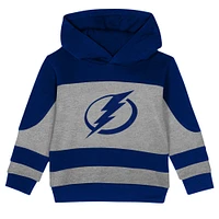 Toddler Blue/Heather Gray Tampa Bay Lightning Puck Hero Fleece Hoodie and Sweatpants Set