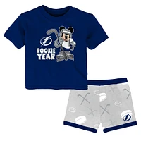 Ensemble t-shirt et short Tampa Bay Lightning Disney Rookie Year pour tout-petit