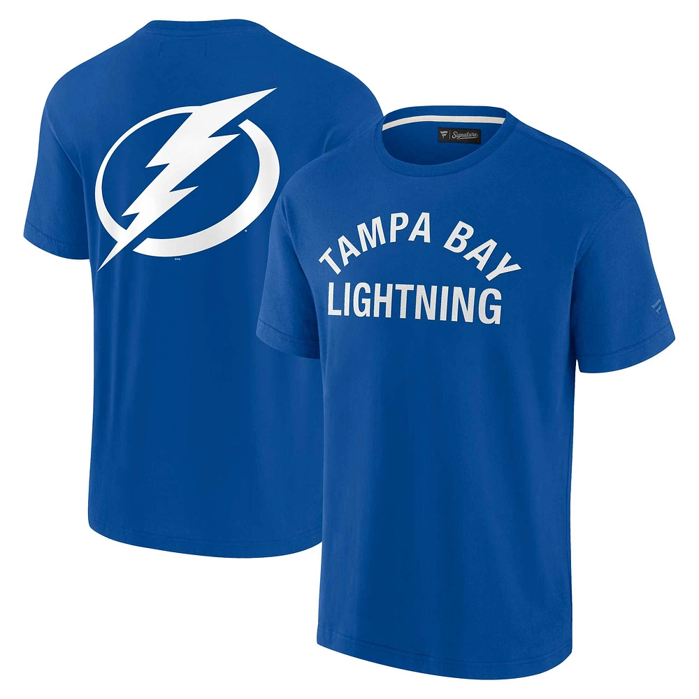 T-shirt unisexe Fanatics Royal Tampa Bay Lightning Elements super doux à manches courtes