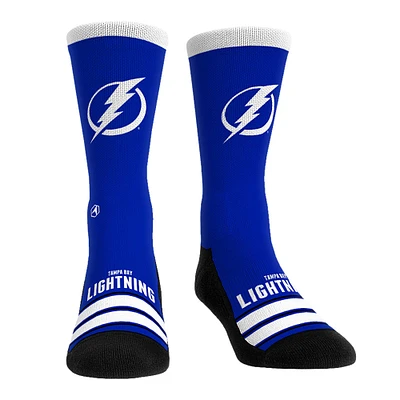 Chaussettes unisexes Rock Em Socks Tampa Bay Lightning Gametime Stripe Crew