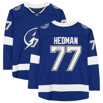 Victor Hedman Tampa Bay Lightning Fanatics Authentic Autographed Fanatics Breakaway Jersey - Blue