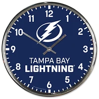 WinCraft Tampa Bay Lightning Horloge murale chromée