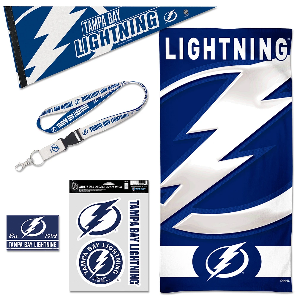 Pack d'accessoires pour ventilateur WinCraft Tampa Bay Lightning House