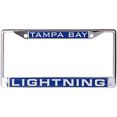 Tampa Bay Lightning WinCraft Laser Inlaid Metal License Plate Frame