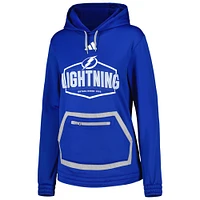 Sweat à capuche adidas Tampa Bay Lightning Team pour femmes, bleu