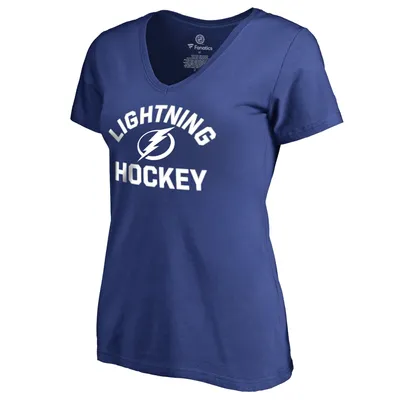 Youth Tampa Bay Lightning Fanatics Branded Blue Victory Arch T