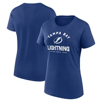 Women's  Blue Tampa Bay Lightning Unrivaled T-Shirt