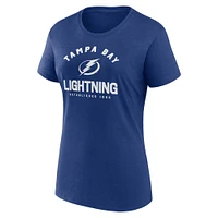 Women's  Blue Tampa Bay Lightning Unrivaled T-Shirt