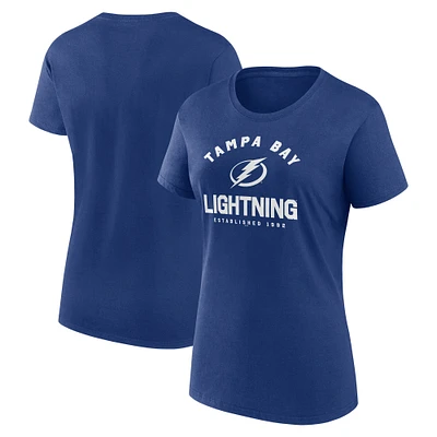 Women's  Blue Tampa Bay Lightning Unrivaled T-Shirt