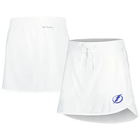 Women's Columbia White Tampa Bay Lightning Lakewood Pines Omni-Wick Skort