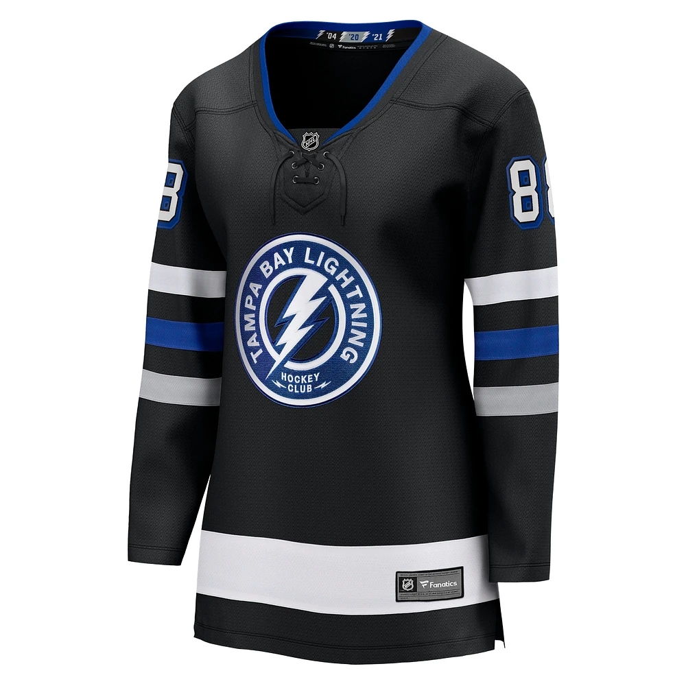 Women's Fanatics Andrei Vasilevskiy Black Tampa Bay Lightning Alternate Premier Breakaway Player Jersey