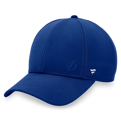 Casquette ajustable structurée Tampa Bay Lightning Authentic Pro Road Fanatics pour femmes, bleue