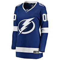 Women's Fanatics Blue Tampa Bay Lightning Breakaway - Custom Jersey