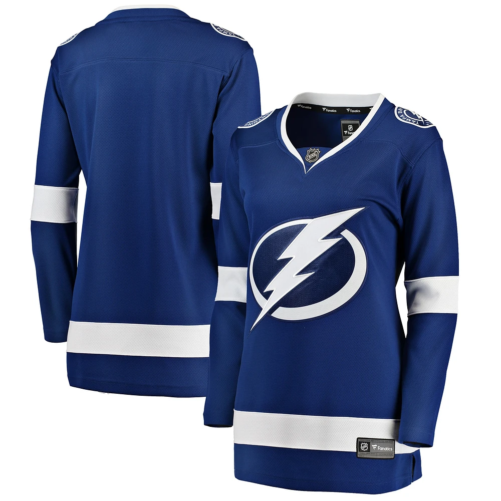 Maillot domicile Fanatics bleu Tampa Bay Lightning Breakaway pour femmes