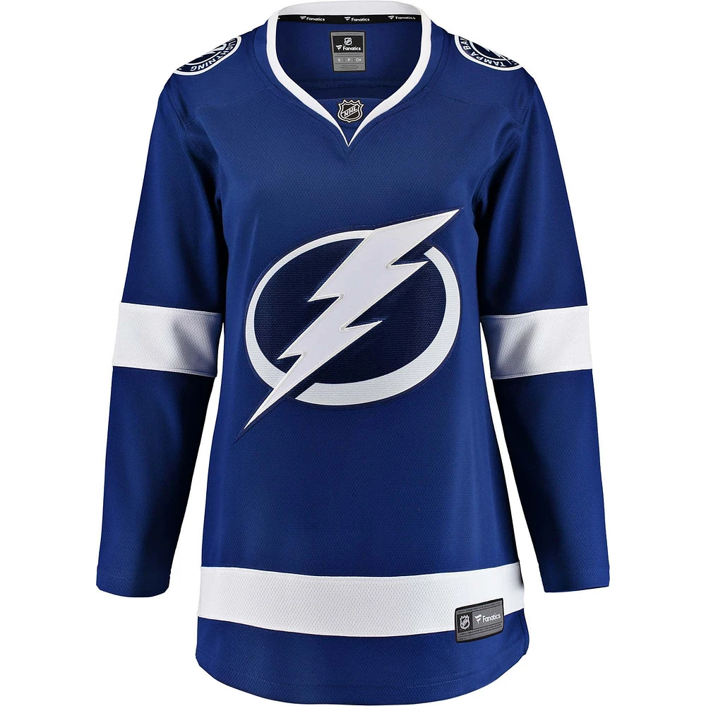 Women's Fanatics Blue Tampa Bay Lightning Home Breakaway - Blank Jersey