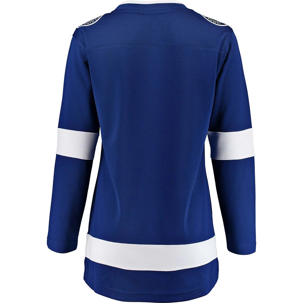 Women's Fanatics Blue Tampa Bay Lightning Home Breakaway - Blank Jersey