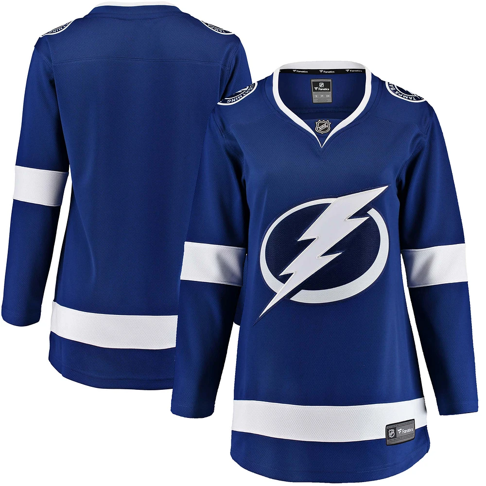 Women's Fanatics Blue Tampa Bay Lightning Home Breakaway - Blank Jersey