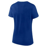 Women's Fanatics Blue Tampa Bay Lightning Risk Cotton T-Shirt