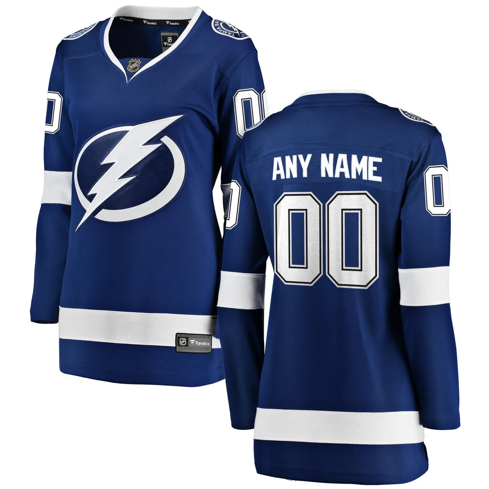 Lids Tampa Bay Lightning Fanatics Branded Women's Home Breakaway Custom  Jersey - Blue | Dulles Town Center