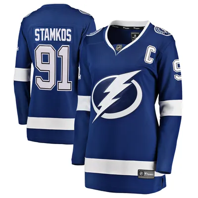 Steven Stamkos Tampa Bay Lightning Autographed Blue adidas 2021