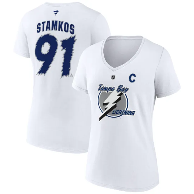 Fanatics Men's Tampa Bay Lightning Steven Stamkos Breakaway Jersey, Size: Large, Dark Blue