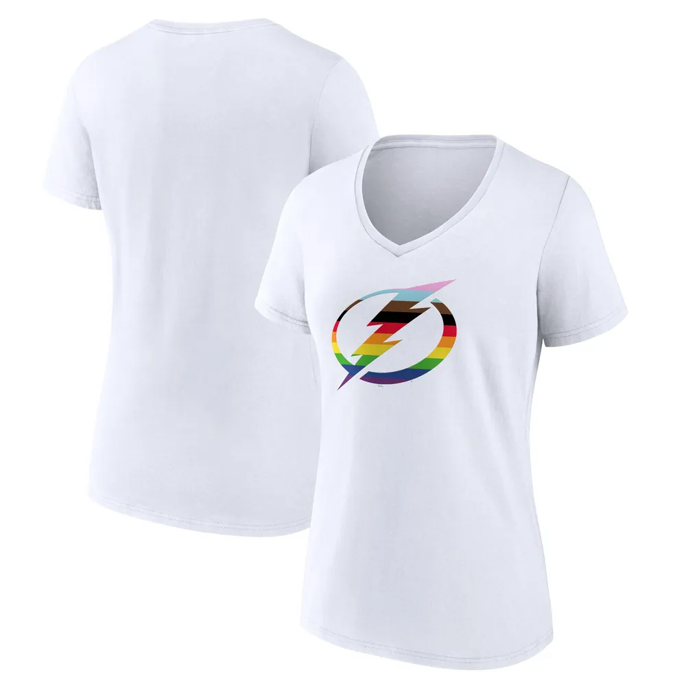 Tampa Bay Rays Pride Graphic T-Shirt - White - Womens