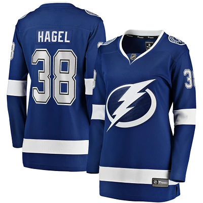 Women's Fanatics Brandon Hagel Blue Tampa Bay Lightning Home Breakaway Player Jersey