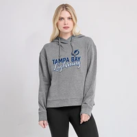 Women's Fanatics Heather Gray Tampa Bay Lightning Script Favorite Pullover Hoodie