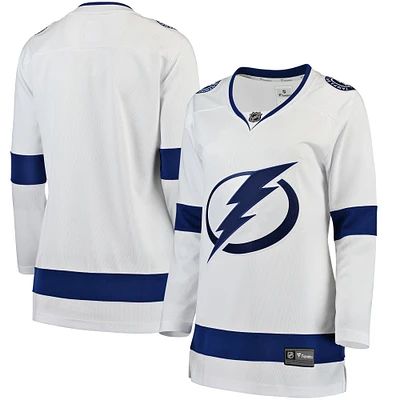 Maillot Breakaway extérieur du Lightning de Tampa Bay Fanatics pour femmes, blanc