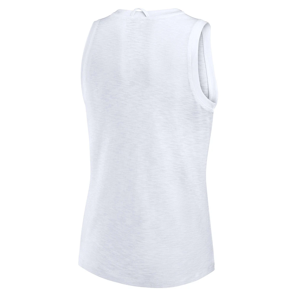 Débardeur Fanatics blanc Tampa Bay Lightning pour femme