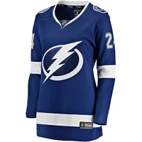 Maillot de joueur échappé à domicile Fanatics Zach Bogosian pour femmes, bleu, Tampa Bay Lightning