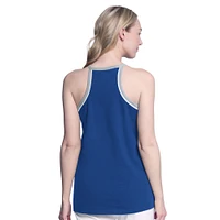 Women's G-III 4Her by Carl Banks Blue Tampa Bay Lightning Curveball Racerback Tank Top