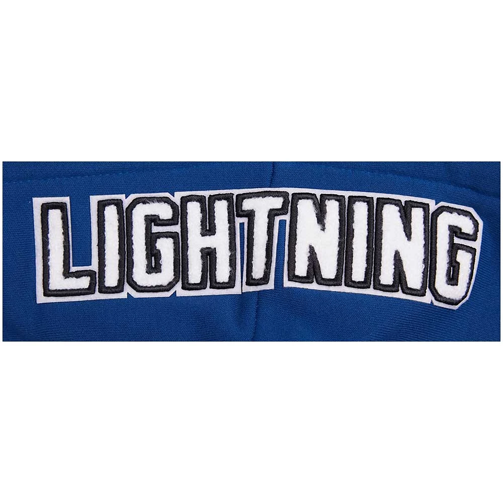 Women's Pro Standard Blue Tampa Bay Lightning Classic Chenille Pullover Hoodie