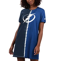 Robe sneaker à teinture par nœuds Starter Tampa Bay Lightning Ace pour femmes, bleu marine