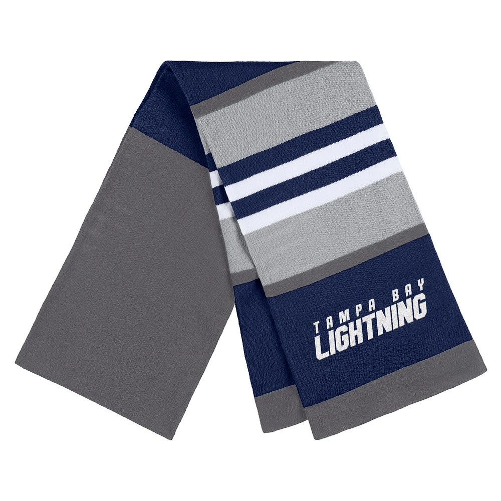 Women's WEAR by Erin Andrews Tampa Bay Lightning Stripe Glove & Scarf Set