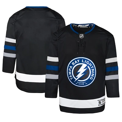 Maillot noir alternatif Premier du Lightning de Tampa Bay pour jeunes