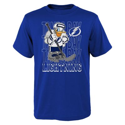 Outerstuff Youth Blue Tampa Bay Lightning Disney Donald Duck Three-Peat T- Shirt | Centre Eaton de Montréal