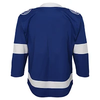 Maillot vierge Premier pour jeunes du Lightning de Tampa Bay bleu à domicile