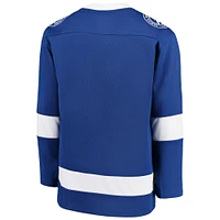 Maillot vierge de réplique à domicile du Lightning Tampa Bay bleu Fanatics pour jeunes