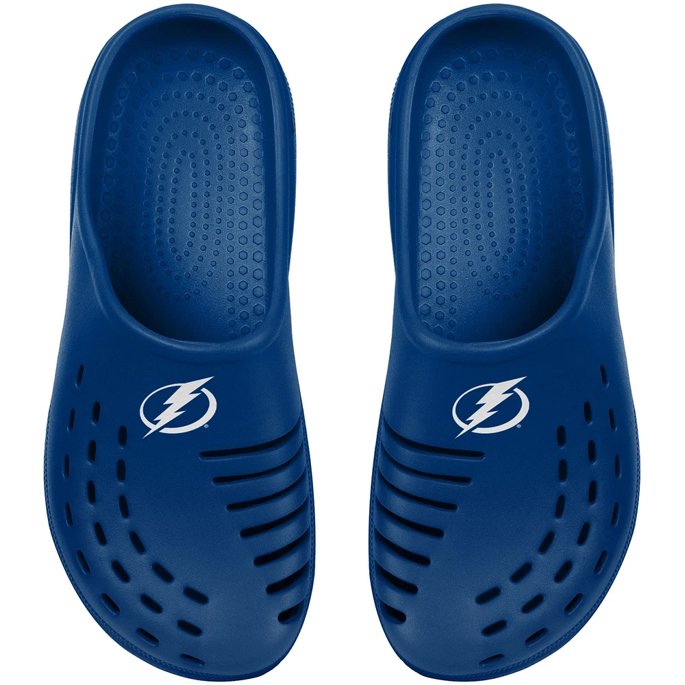 Youth FOCO Blue Tampa Bay Lightning Sunny Day Clogs