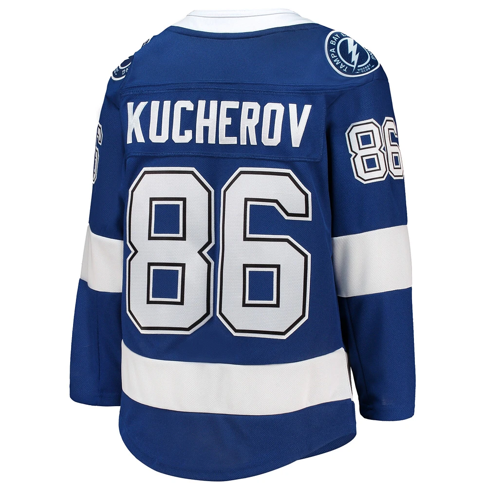 Youth Nikita Kucherov Blue Tampa Bay Lightning Home Premier Player Jersey