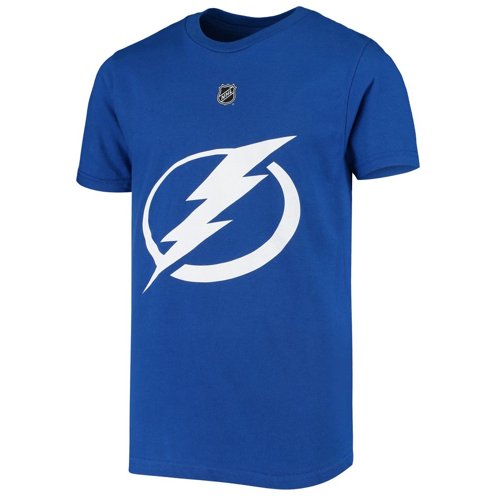 Youth Nikita Kucherov Royal Tampa Bay Lightning Player Name & Number T-Shirt